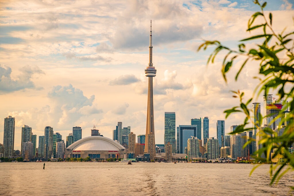 Views of Toronto from Centre Island