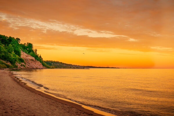 Golden Hour over the Scarborough Bluffs