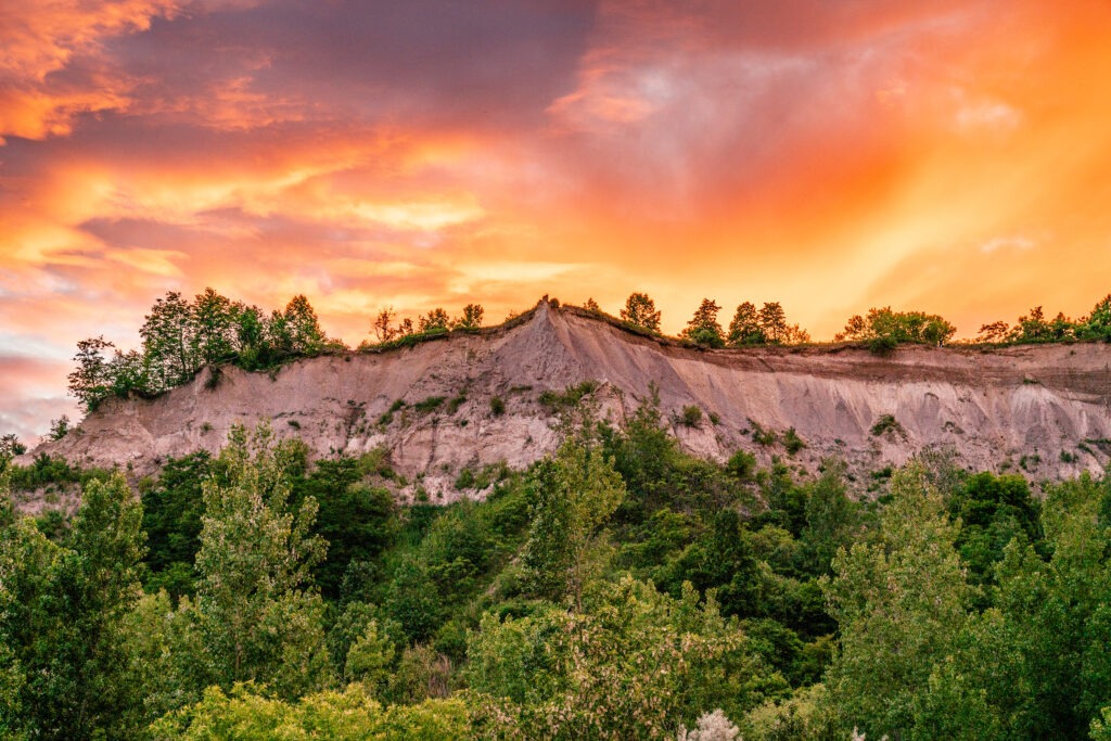 Evening Glow at the Scarborough Bluffs