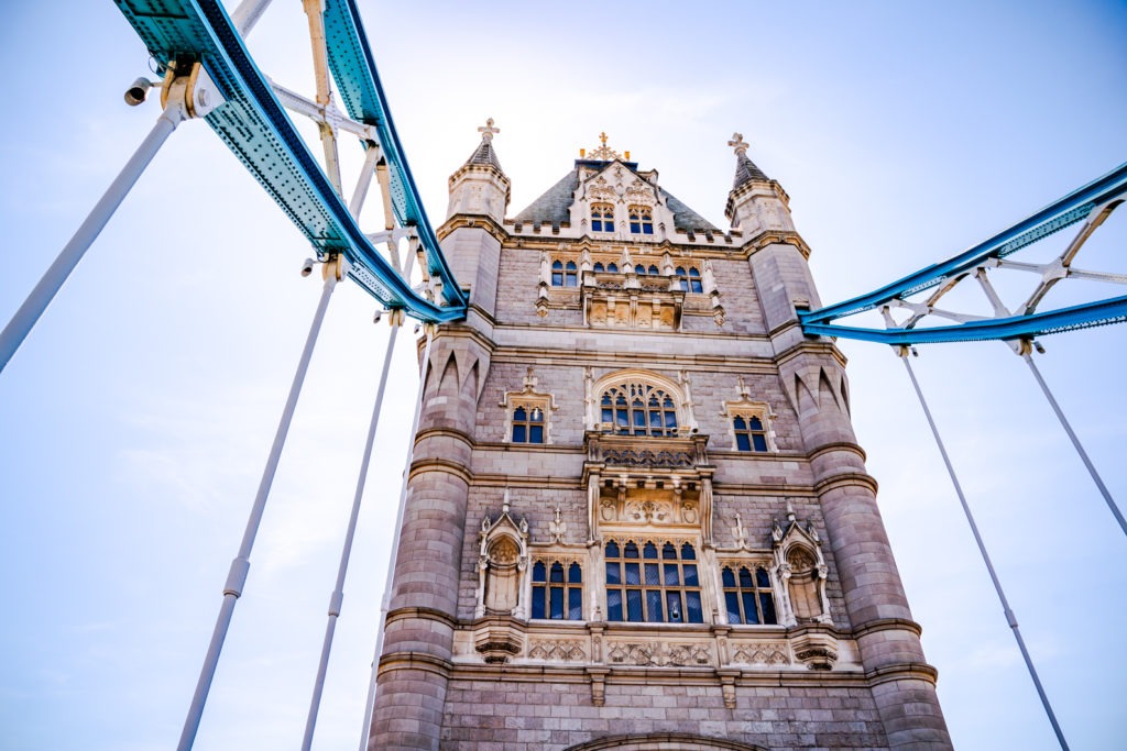 The Face of Tower Bridge in London