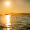 Streaks of Gold at Sunset in Victoria, BC