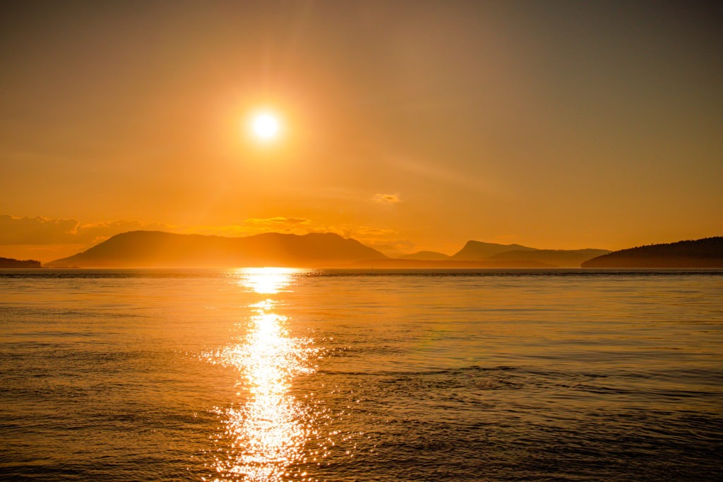 Golden Hour on the Ocean in Victoria, BC