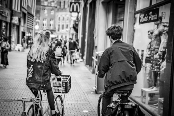 First Date in Amsterdam (B&W)