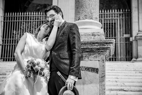Vows of Adoration in Rome (B&W)