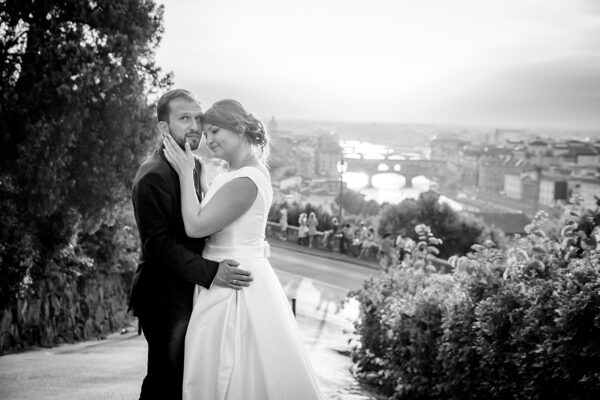 Say Forever in Florence (B&W)