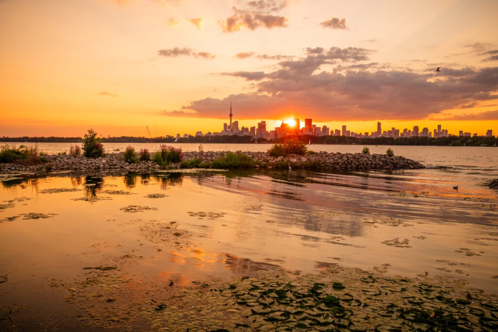 Toronto Skyline at Sunset