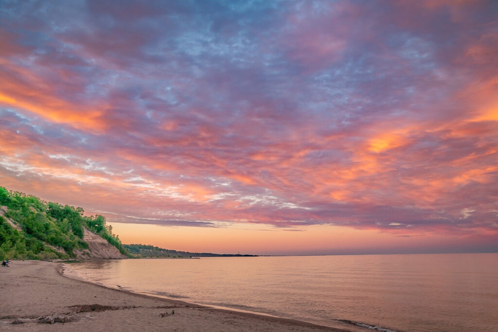 Bluff's Beach Sunset